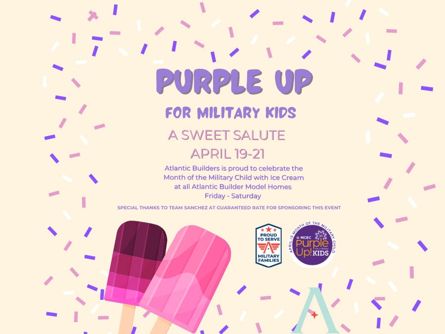 Atlantic Builders Celebrates The Month of the Military Child 