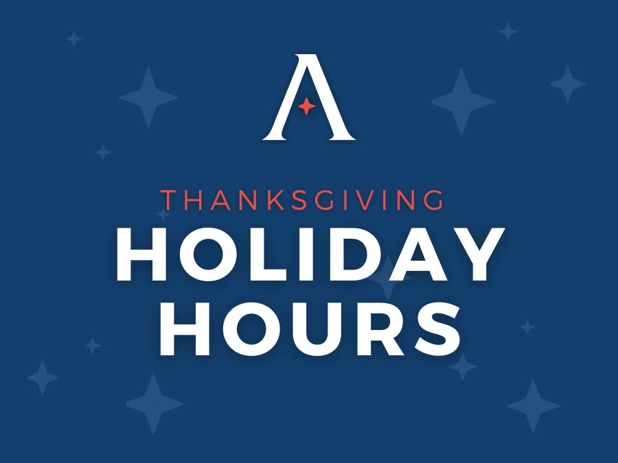 Thanksgiving Holiday Hours: Main Office & Model Homes